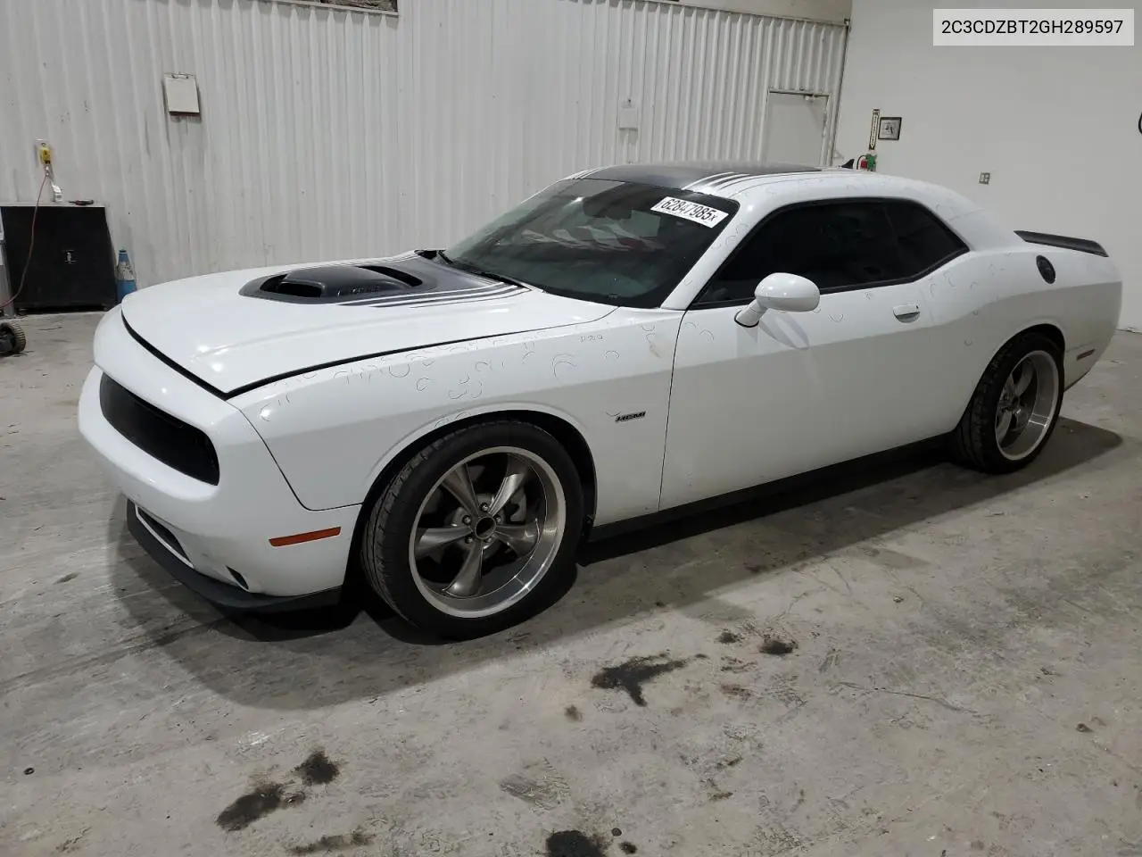 2016 Dodge Challenger R/T VIN: 2C3CDZBT2GH289597 Lot: 62847985