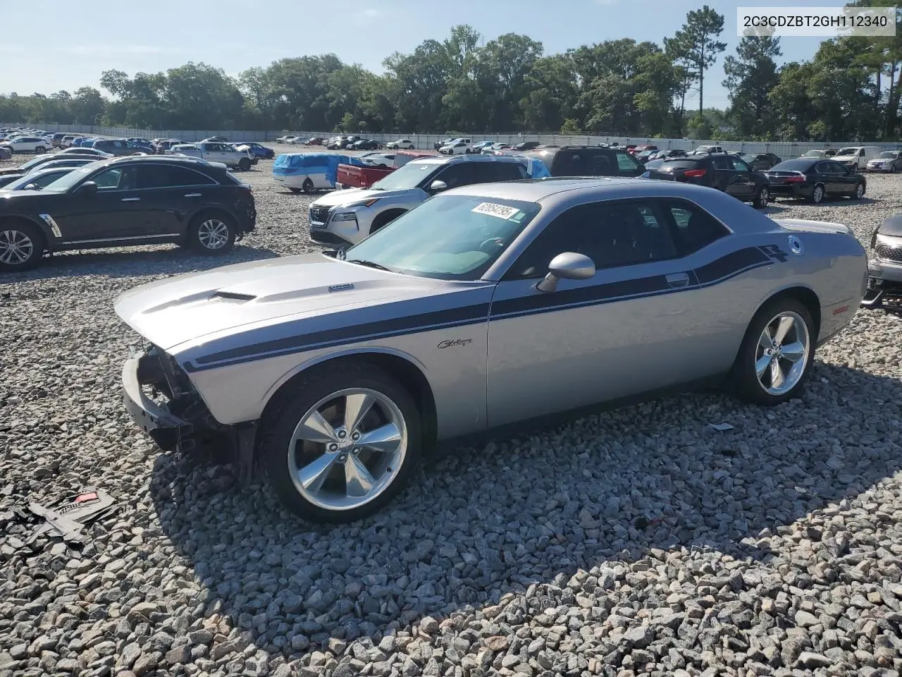 2016 Dodge Challenger R/T VIN: 2C3CDZBT2GH112340 Lot: 62854295