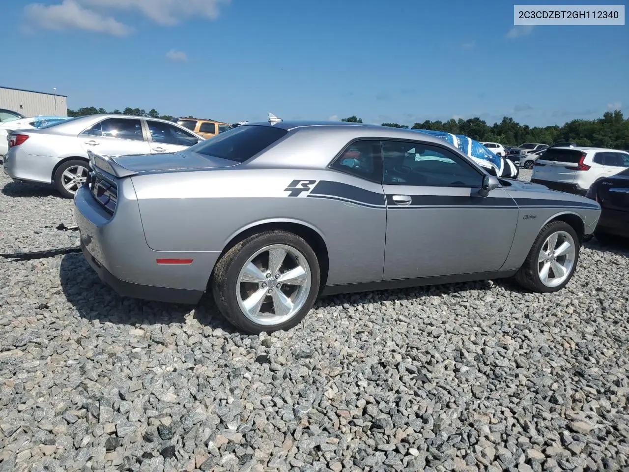 2016 Dodge Challenger R/T VIN: 2C3CDZBT2GH112340 Lot: 62854295