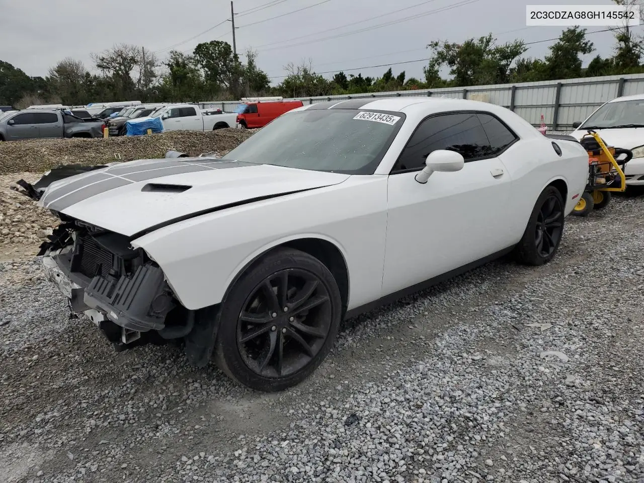 2016 Dodge Challenger Sxt VIN: 2C3CDZAG8GH145542 Lot: 62913435