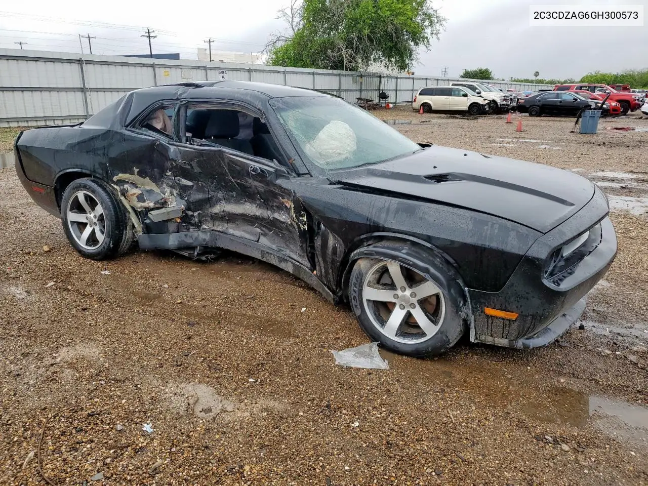 2016 Dodge Challenger Sxt VIN: 2C3CDZAG6GH300573 Lot: 62946375