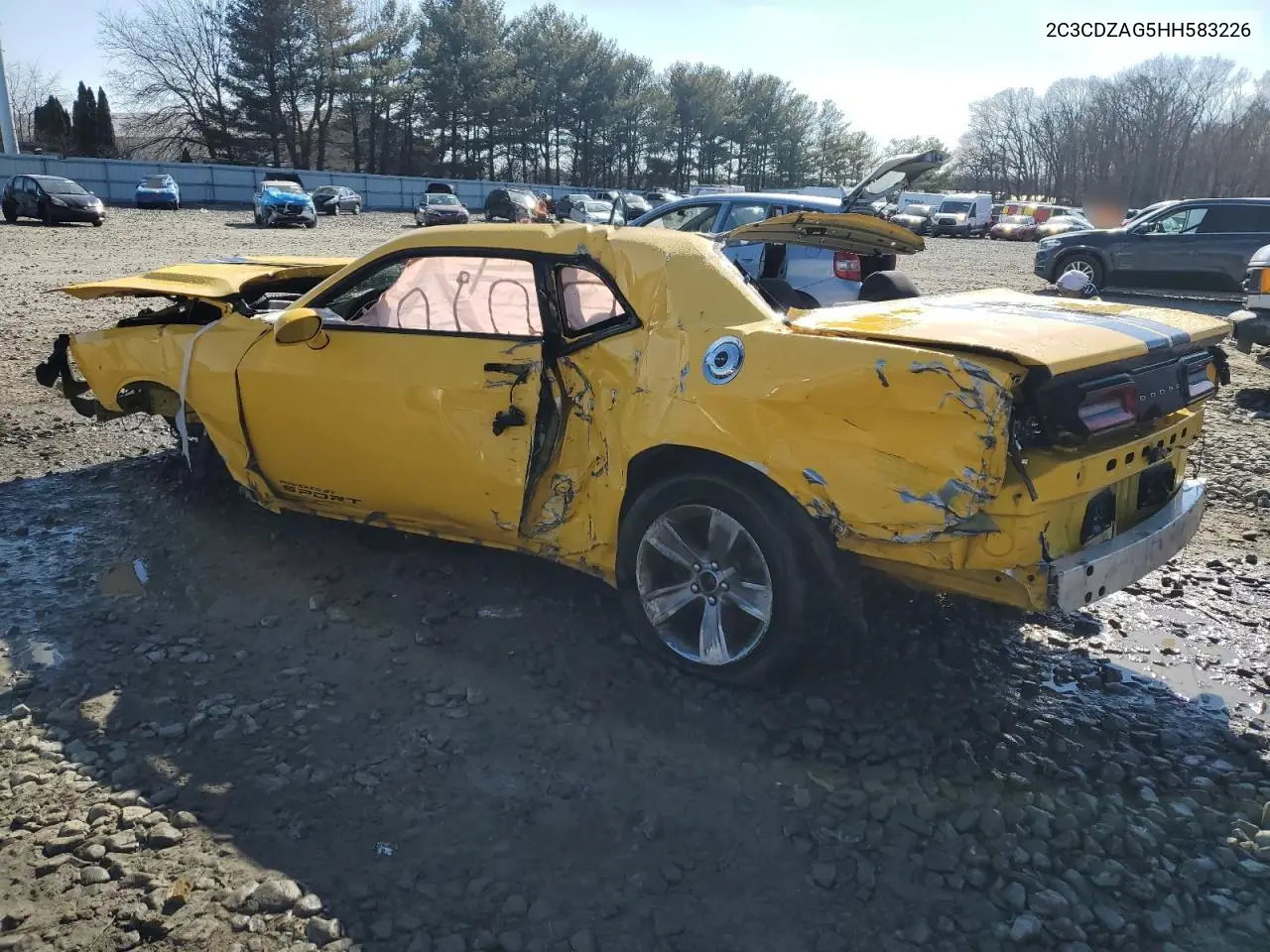 2017 Dodge Challenger Sxt VIN: 2C3CDZAG5HH583226 Lot: 46778625