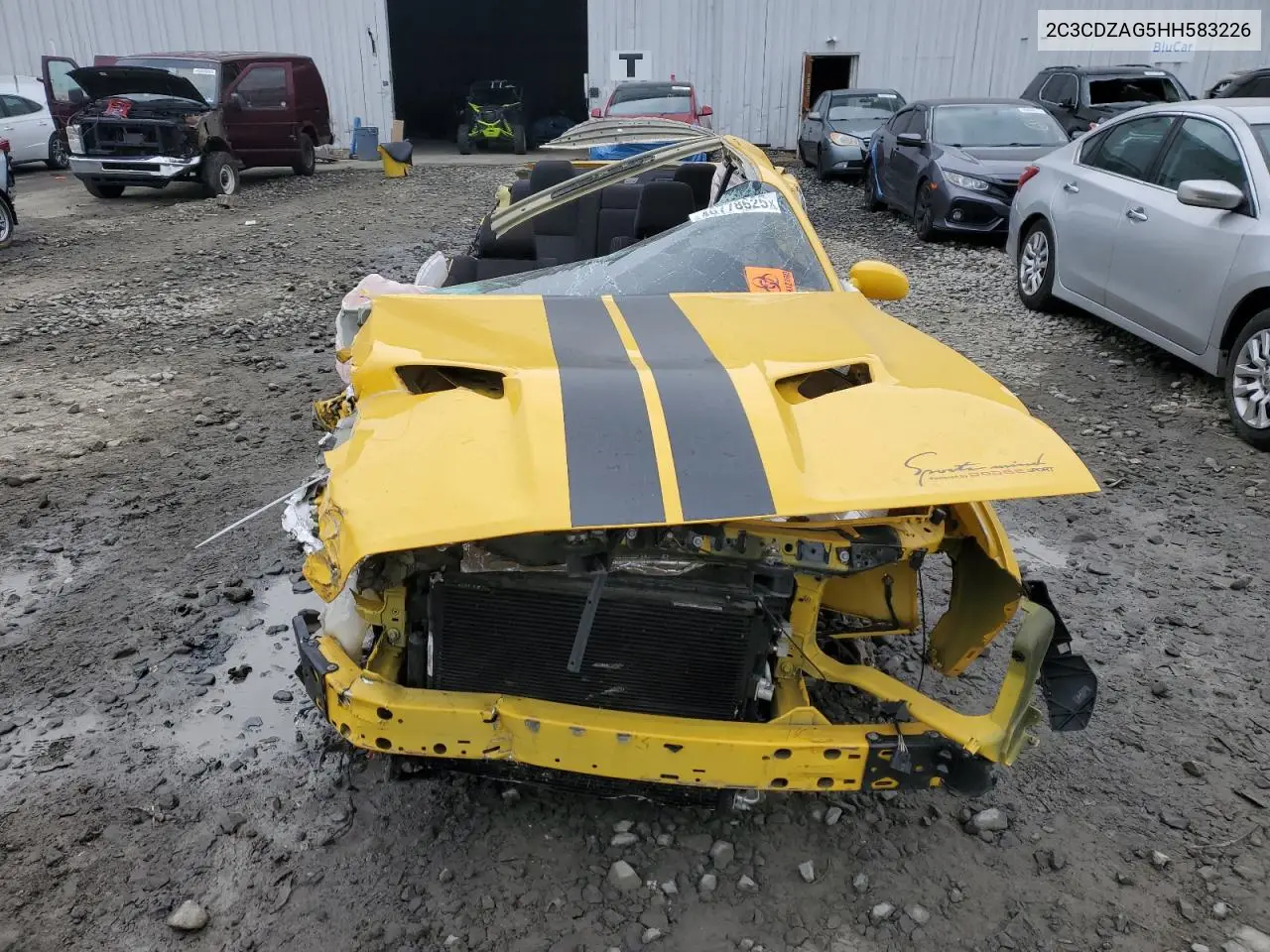 2017 Dodge Challenger Sxt VIN: 2C3CDZAG5HH583226 Lot: 46778625