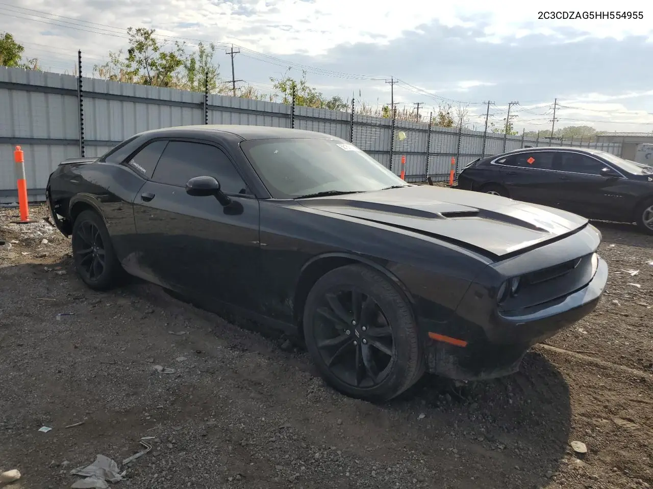 2017 Dodge Challenger Sxt VIN: 2C3CDZAG5HH554955 Lot: 56189175