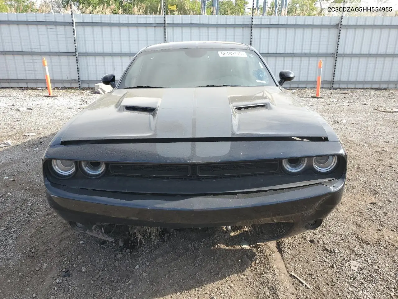 2017 Dodge Challenger Sxt VIN: 2C3CDZAG5HH554955 Lot: 56189175