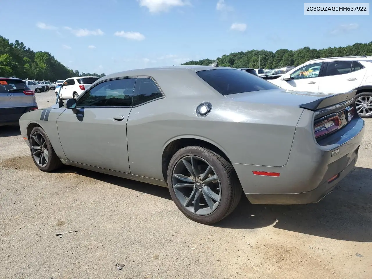 2017 Dodge Challenger Sxt VIN: 2C3CDZAG0HH637922 Lot: 60135175
