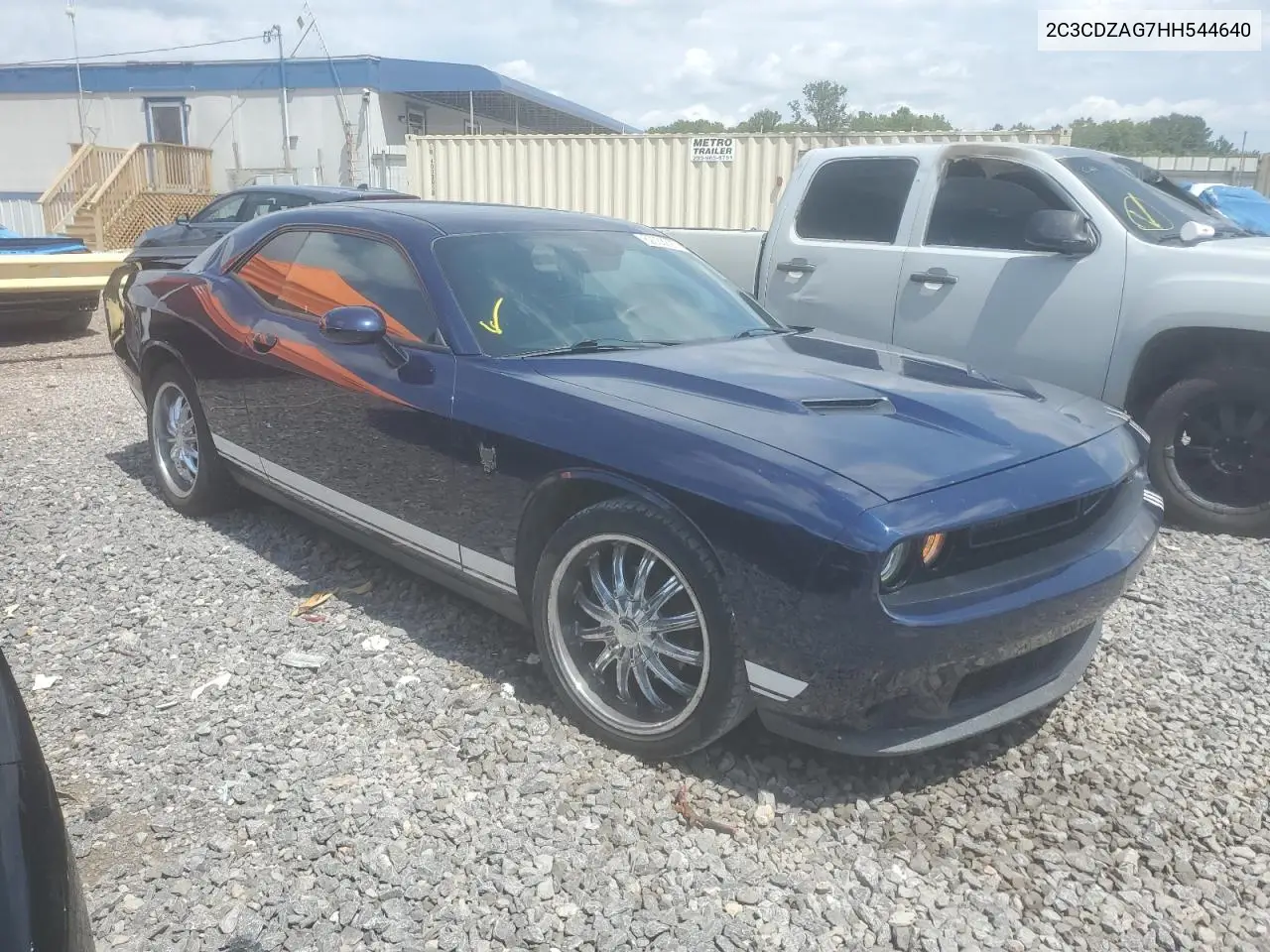 2017 Dodge Challenger Sxt VIN: 2C3CDZAG7HH544640 Lot: 62333095