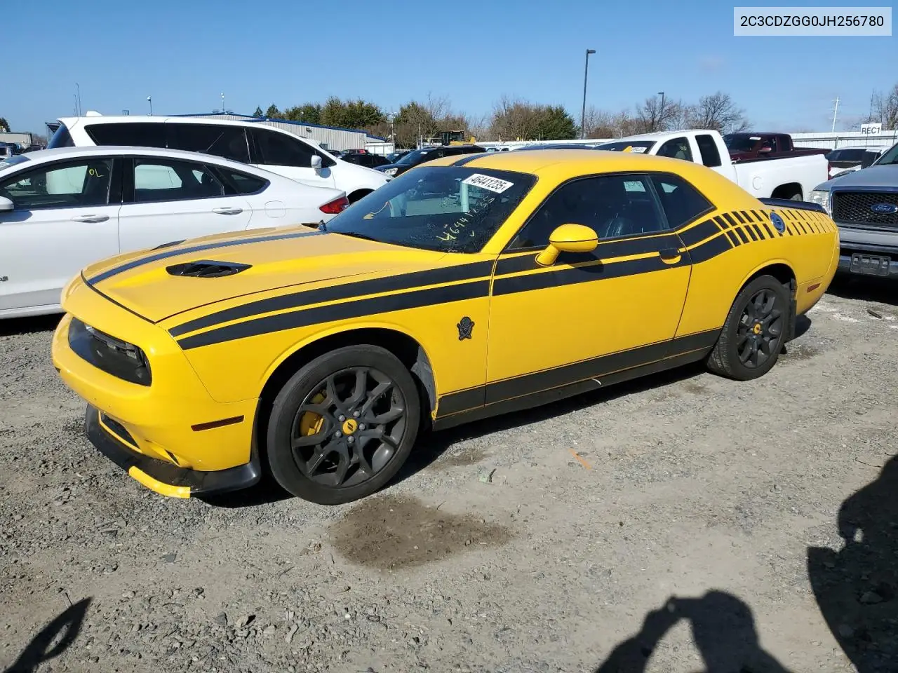2018 Dodge Challenger Gt VIN: 2C3CDZGG0JH256780 Lot: 46441235