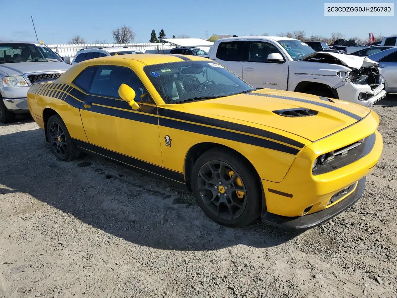 2018 Dodge Challenger Gt VIN: 2C3CDZGG0JH256780 Lot: 46441235