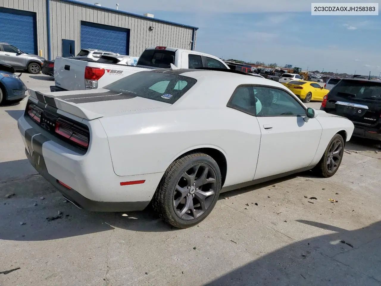 2018 Dodge Challenger Sxt VIN: 2C3CDZAGXJH258383 Lot: 50767095