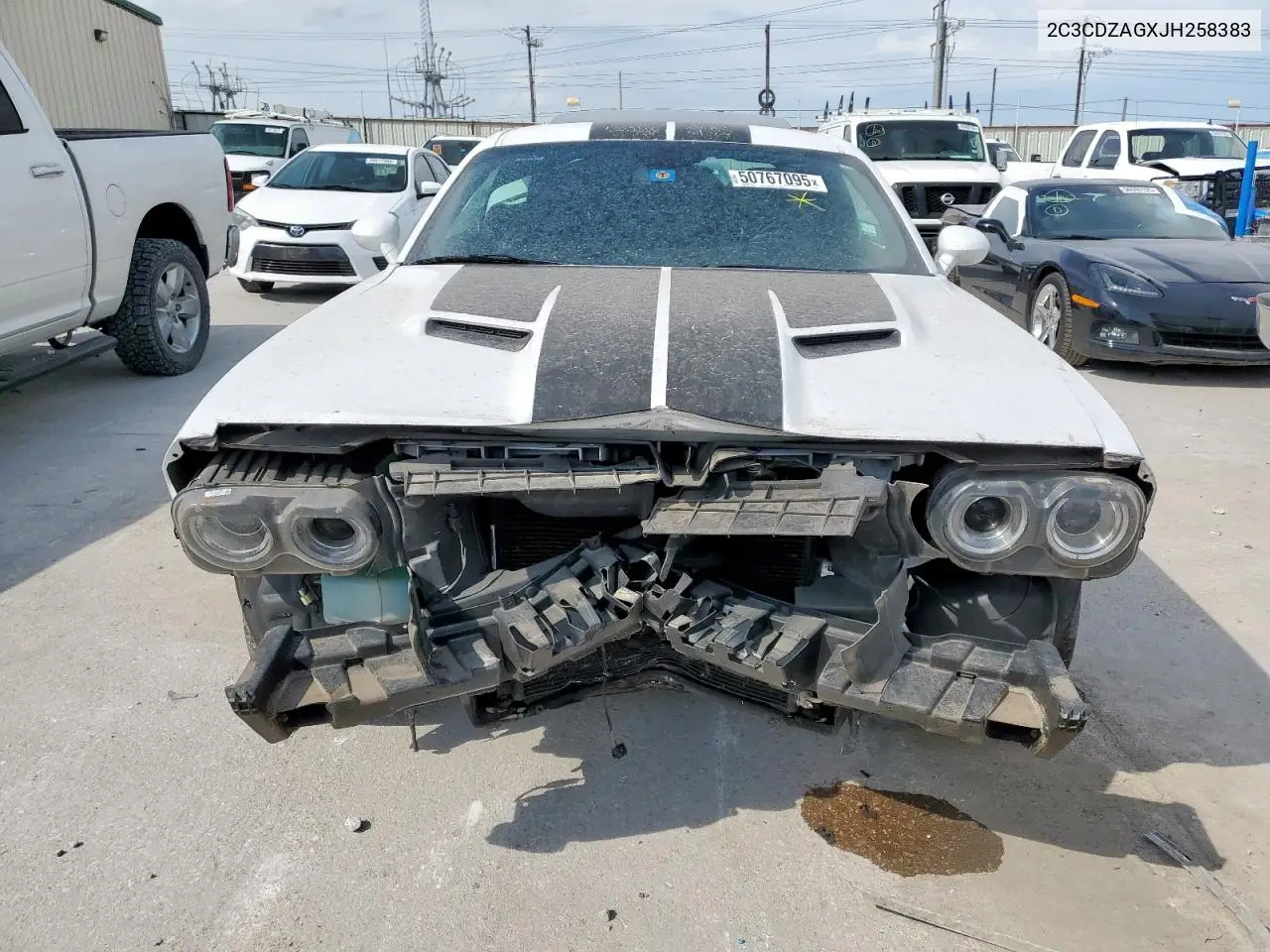 2018 Dodge Challenger Sxt VIN: 2C3CDZAGXJH258383 Lot: 50767095
