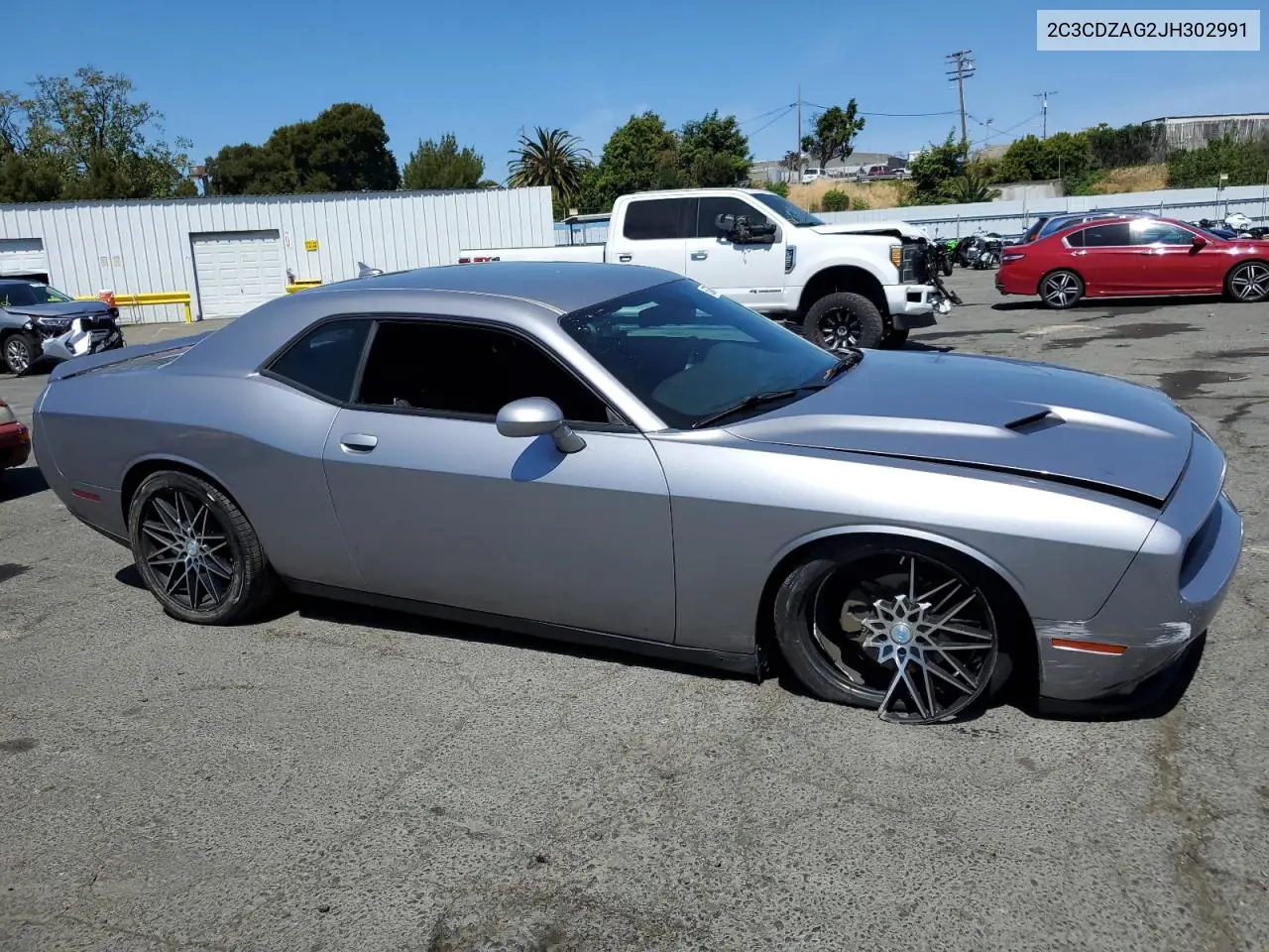 2018 Dodge Challenger Sxt VIN: 2C3CDZAG2JH302991 Lot: 56373645