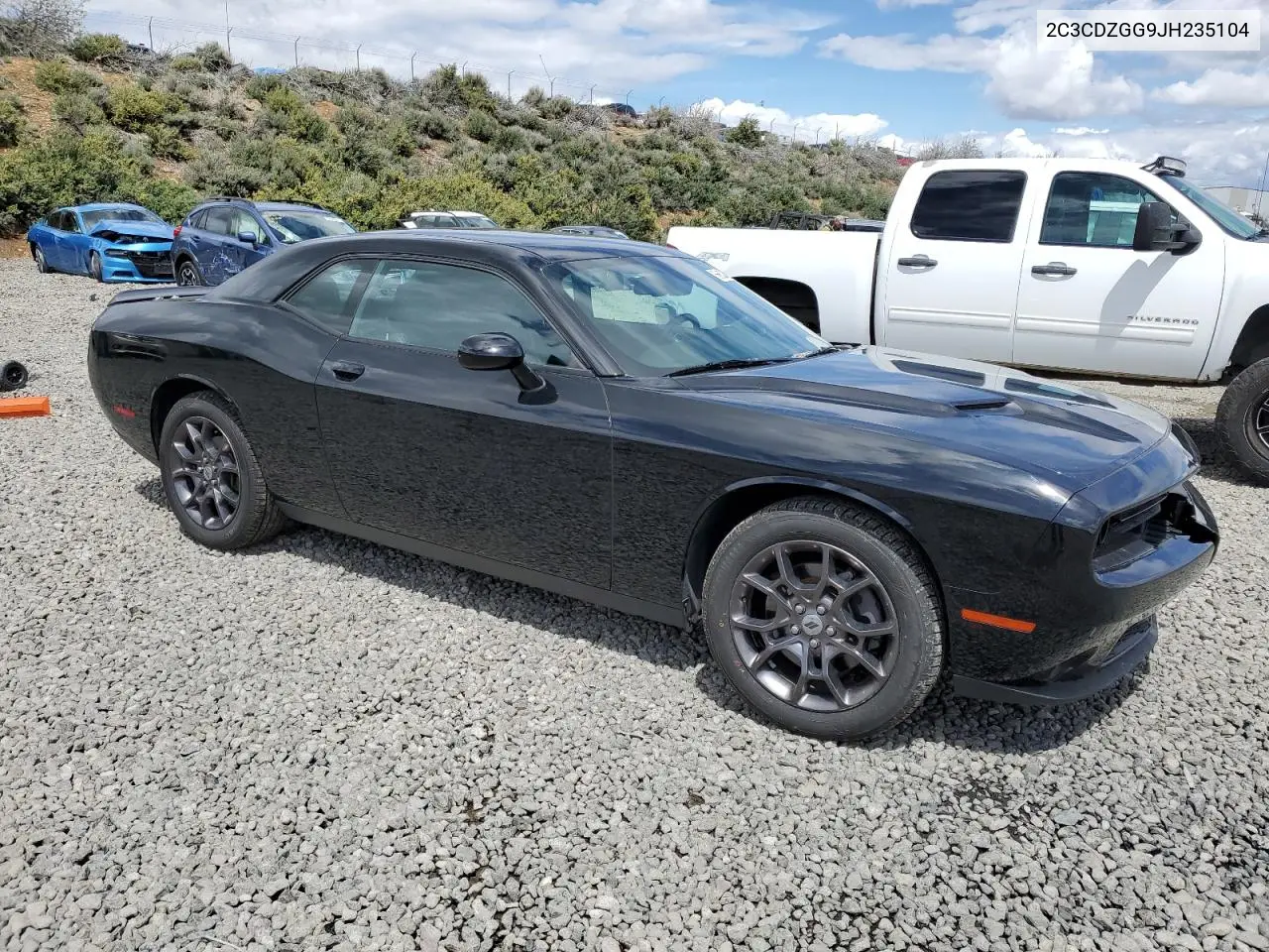 2018 Dodge Challenger Gt VIN: 2C3CDZGG9JH235104 Lot: 56687545