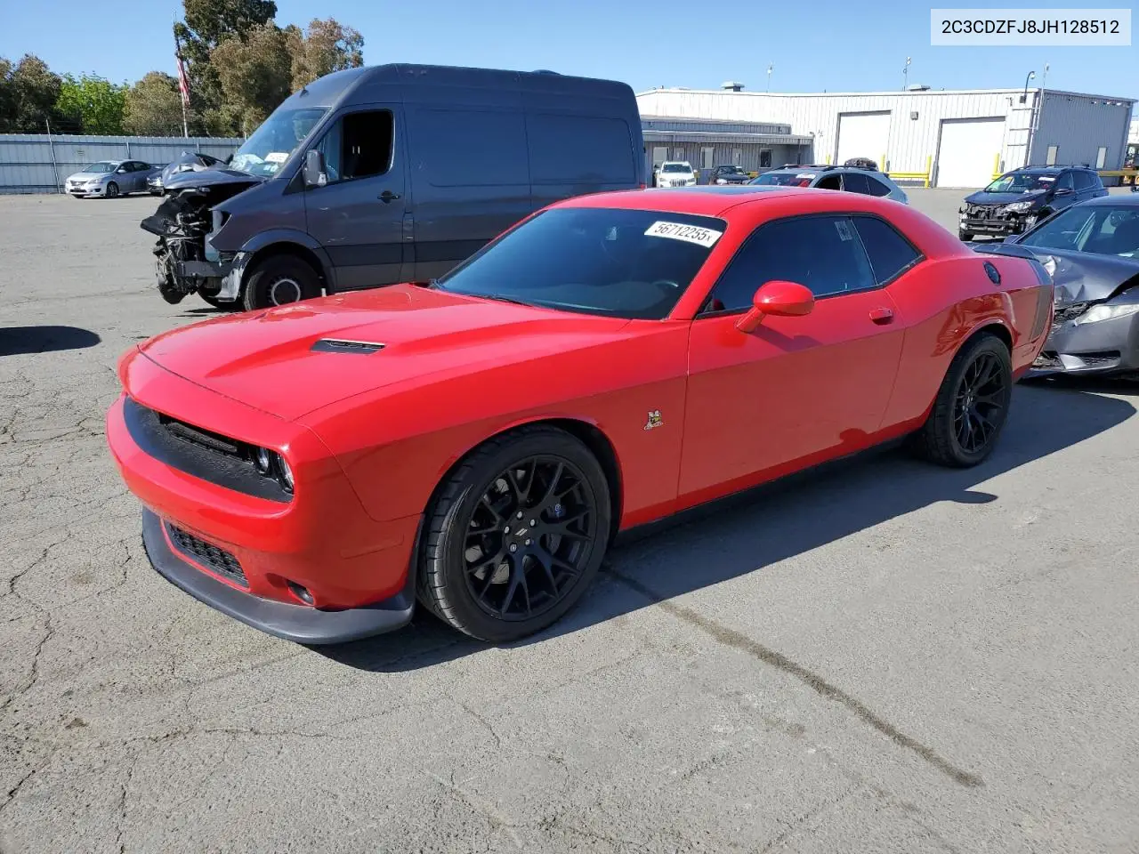 2018 Dodge Challenger R/T 392 VIN: 2C3CDZFJ8JH128512 Lot: 56712255