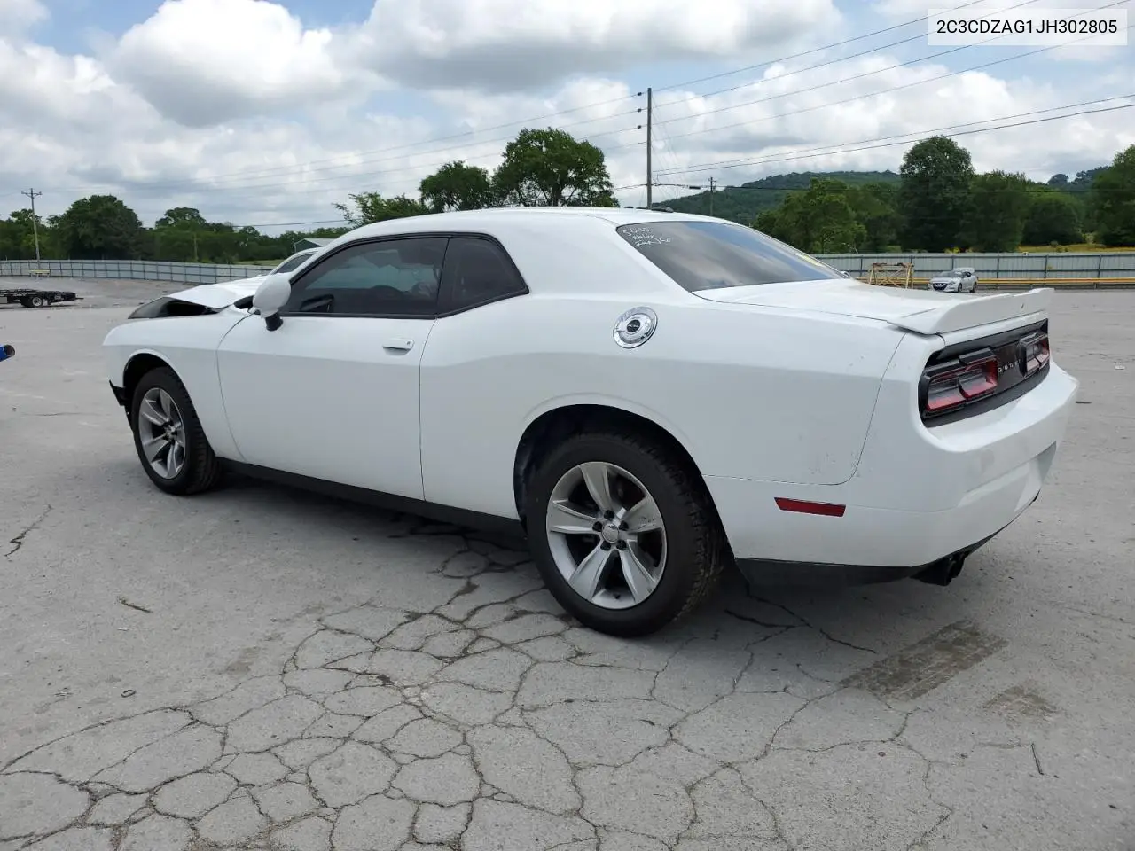 2018 Dodge Challenger Sxt VIN: 2C3CDZAG1JH302805 Lot: 56750015