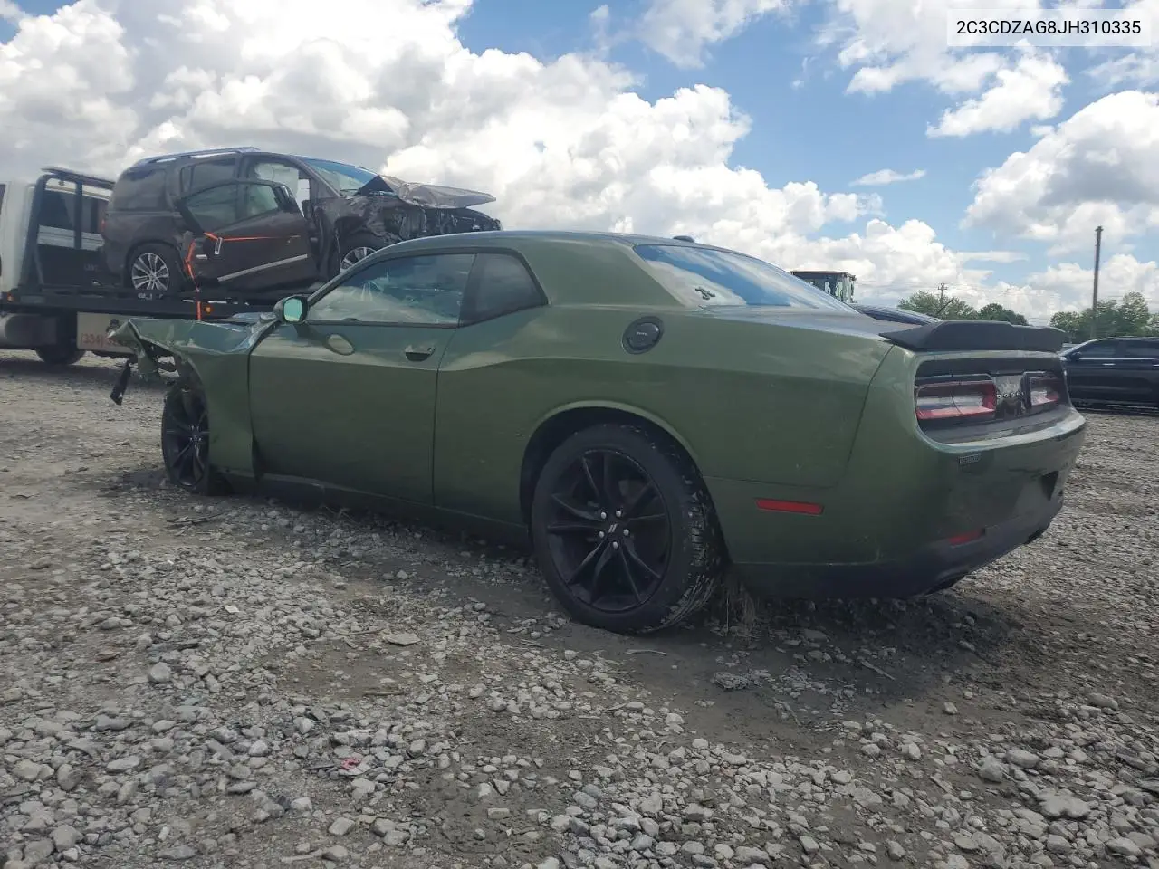 2018 Dodge Challenger Sxt VIN: 2C3CDZAG8JH310335 Lot: 56946255