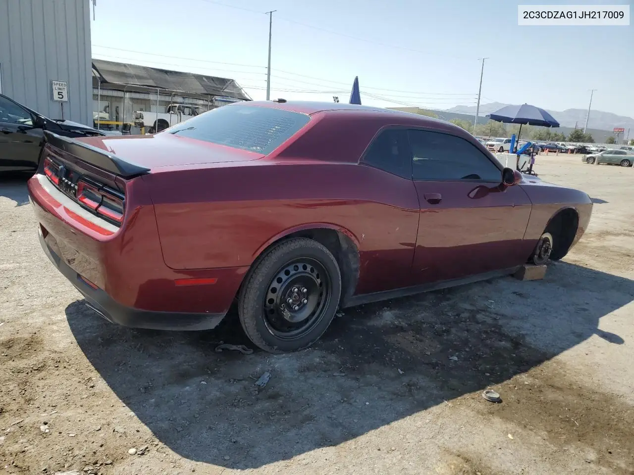2018 Dodge Challenger Sxt VIN: 2C3CDZAG1JH217009 Lot: 62510035