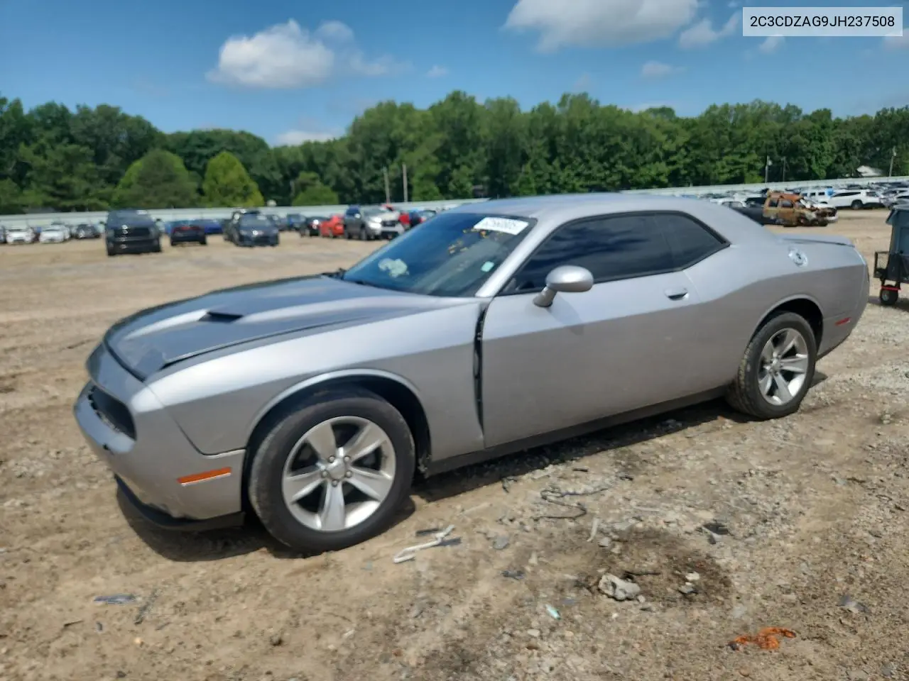 2018 Dodge Challenger Sxt VIN: 2C3CDZAG9JH237508 Lot: 62560805