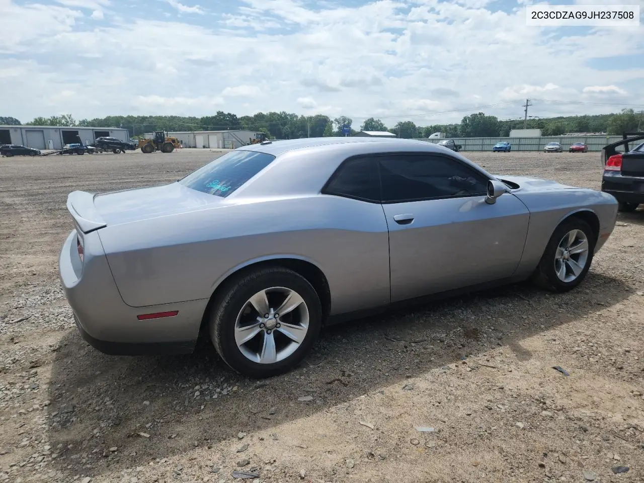 2018 Dodge Challenger Sxt VIN: 2C3CDZAG9JH237508 Lot: 62560805