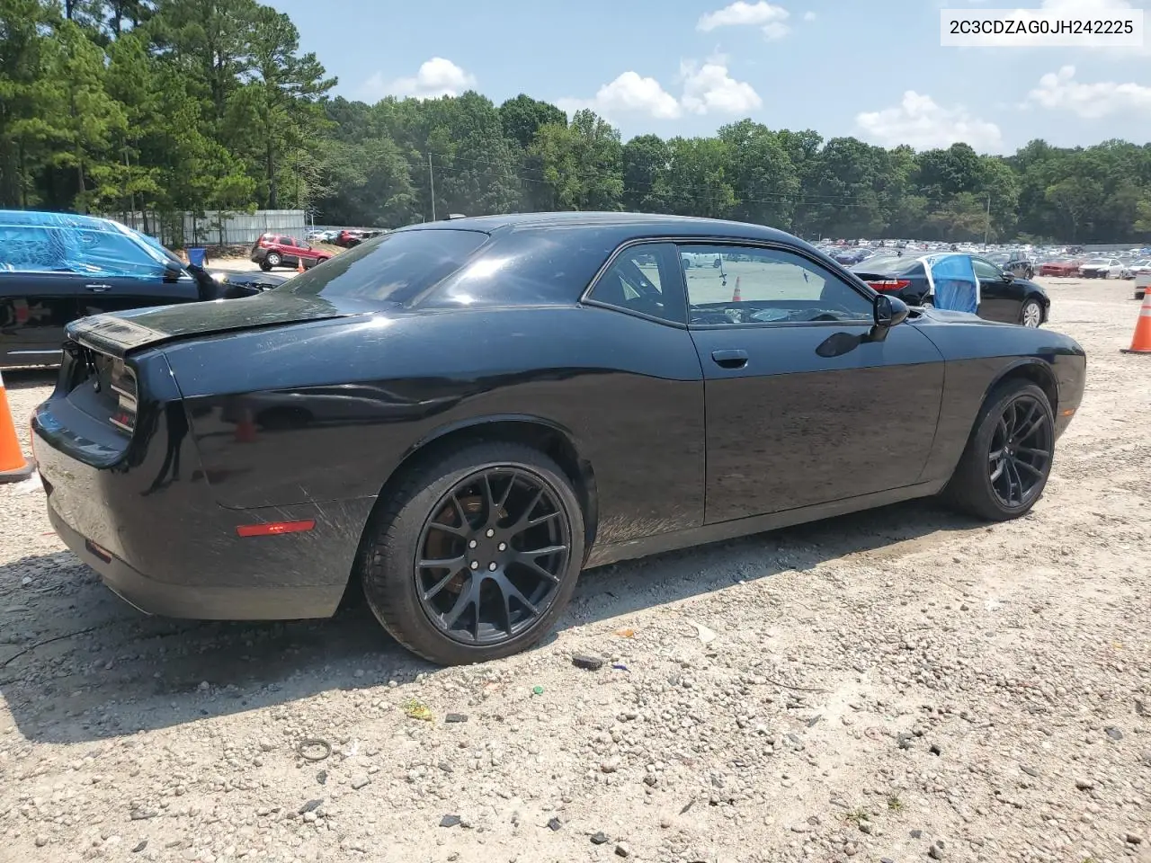2018 Dodge Challenger Sxt VIN: 2C3CDZAG0JH242225 Lot: 62565285