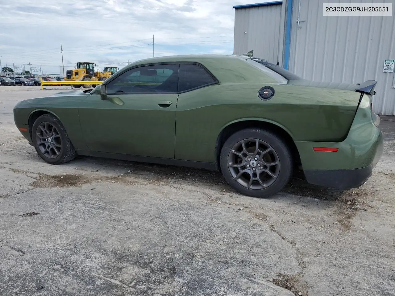 2018 Dodge Challenger Gt VIN: 2C3CDZGG9JH205651 Lot: 62731335