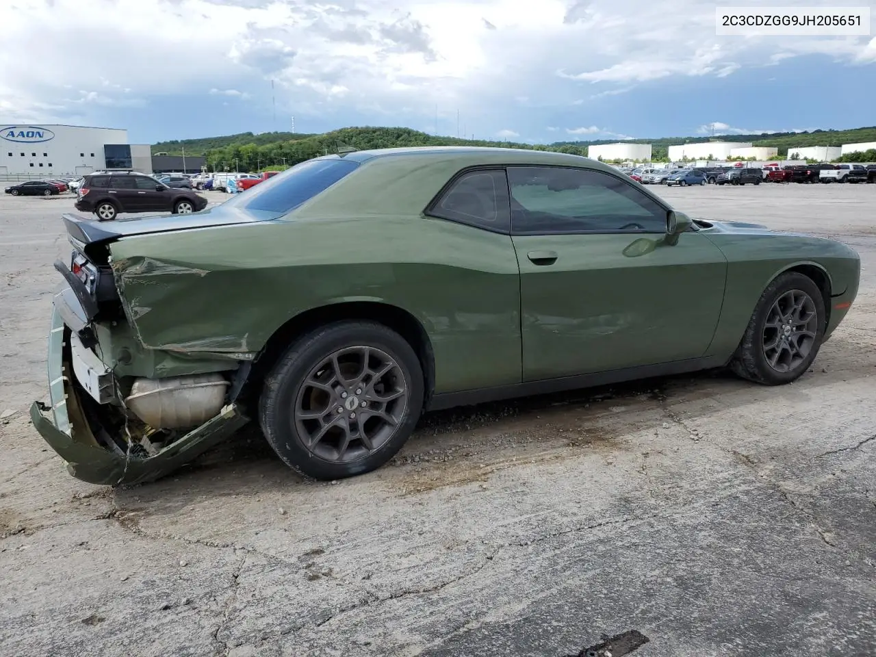 2018 Dodge Challenger Gt VIN: 2C3CDZGG9JH205651 Lot: 62731335