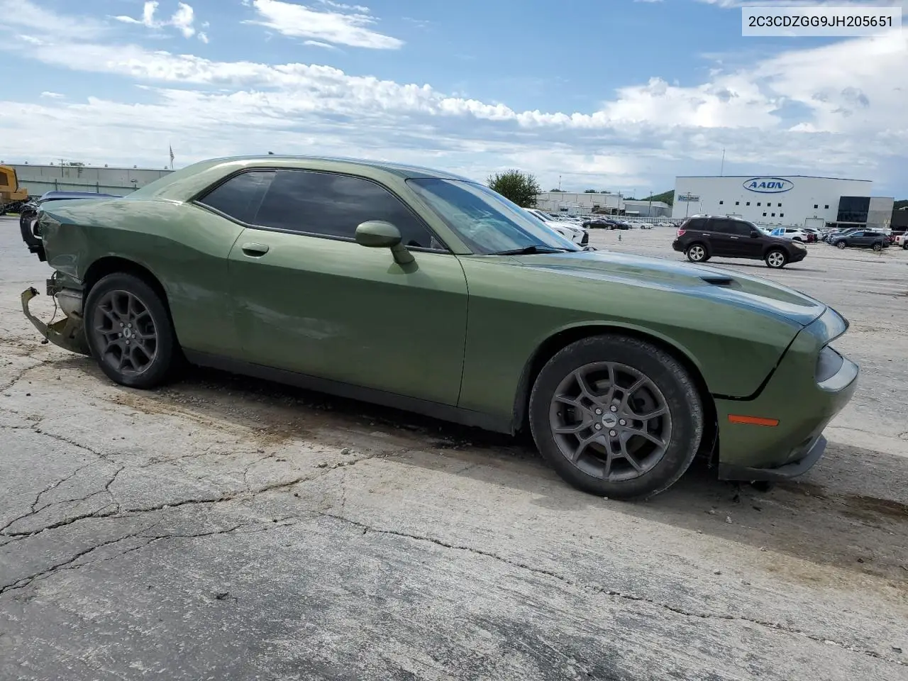 2018 Dodge Challenger Gt VIN: 2C3CDZGG9JH205651 Lot: 62731335