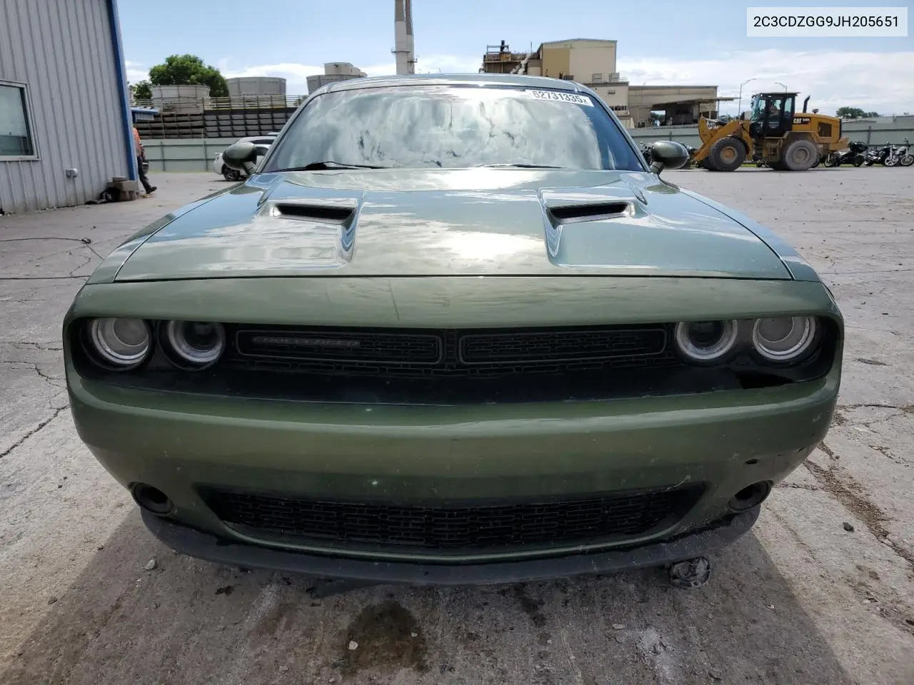 2018 Dodge Challenger Gt VIN: 2C3CDZGG9JH205651 Lot: 62731335