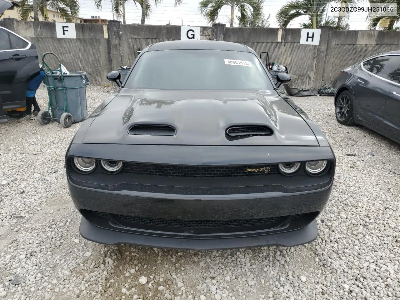 2018 Dodge Challenger Srt Hellcat VIN: 2C3CDZC99JH251066 Lot: 88661815