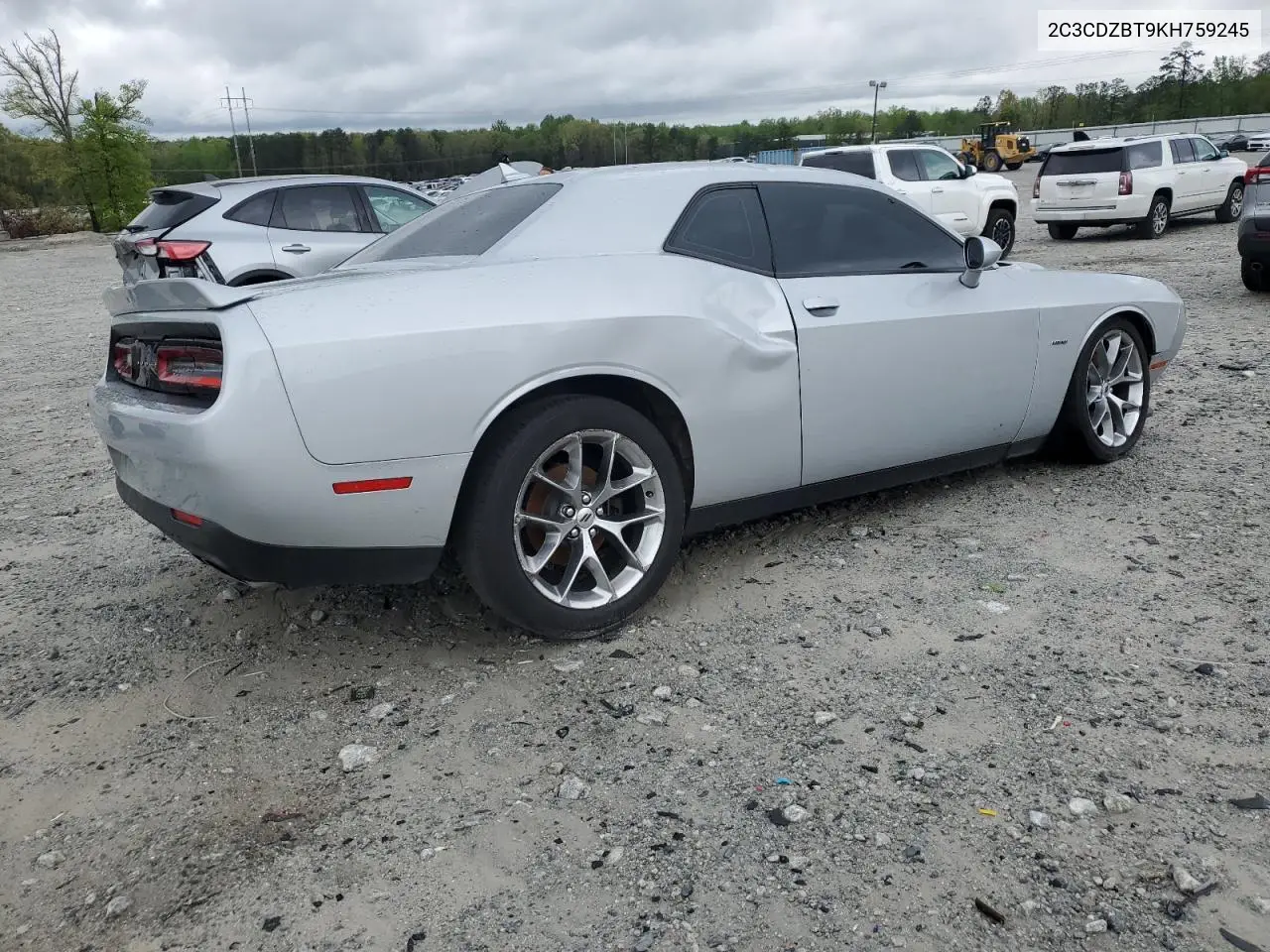 2019 Dodge Challenger R/T VIN: 2C3CDZBT9KH759245 Lot: 51843165