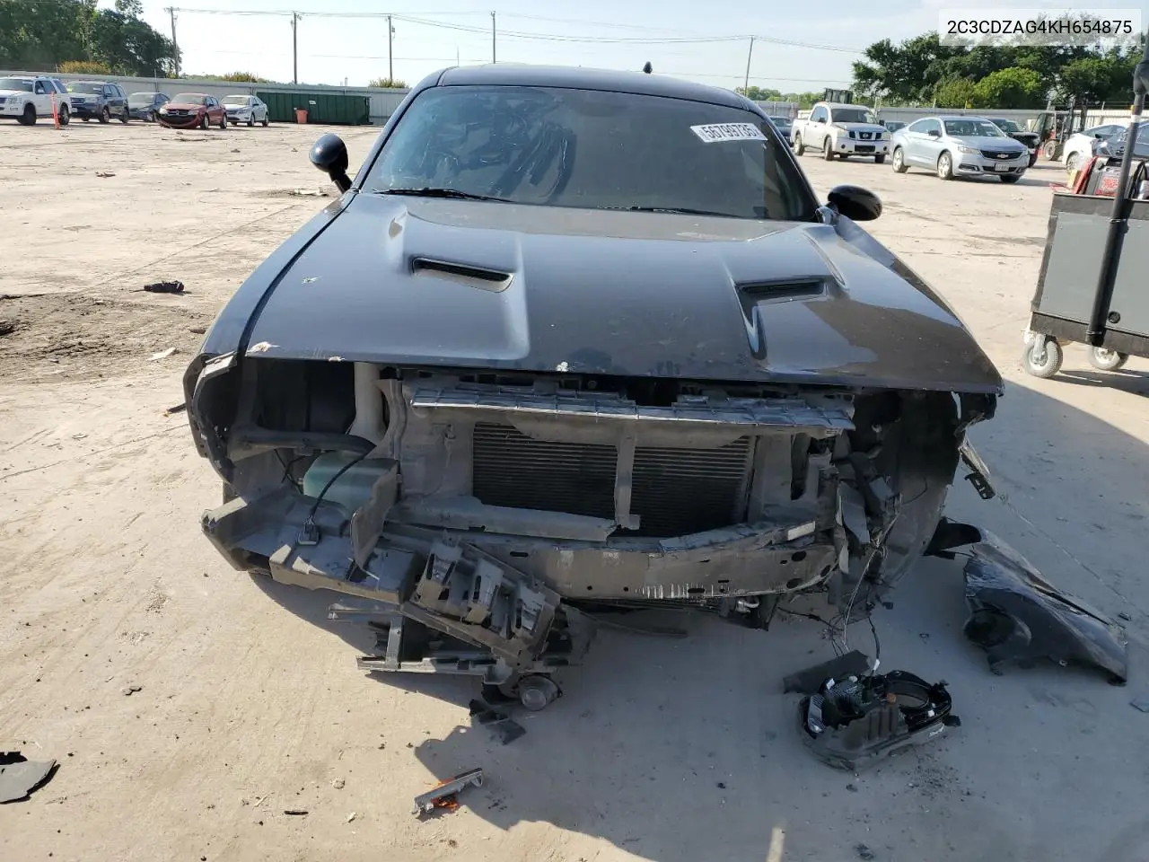 2019 Dodge Challenger Sxt VIN: 2C3CDZAG4KH654875 Lot: 56799735