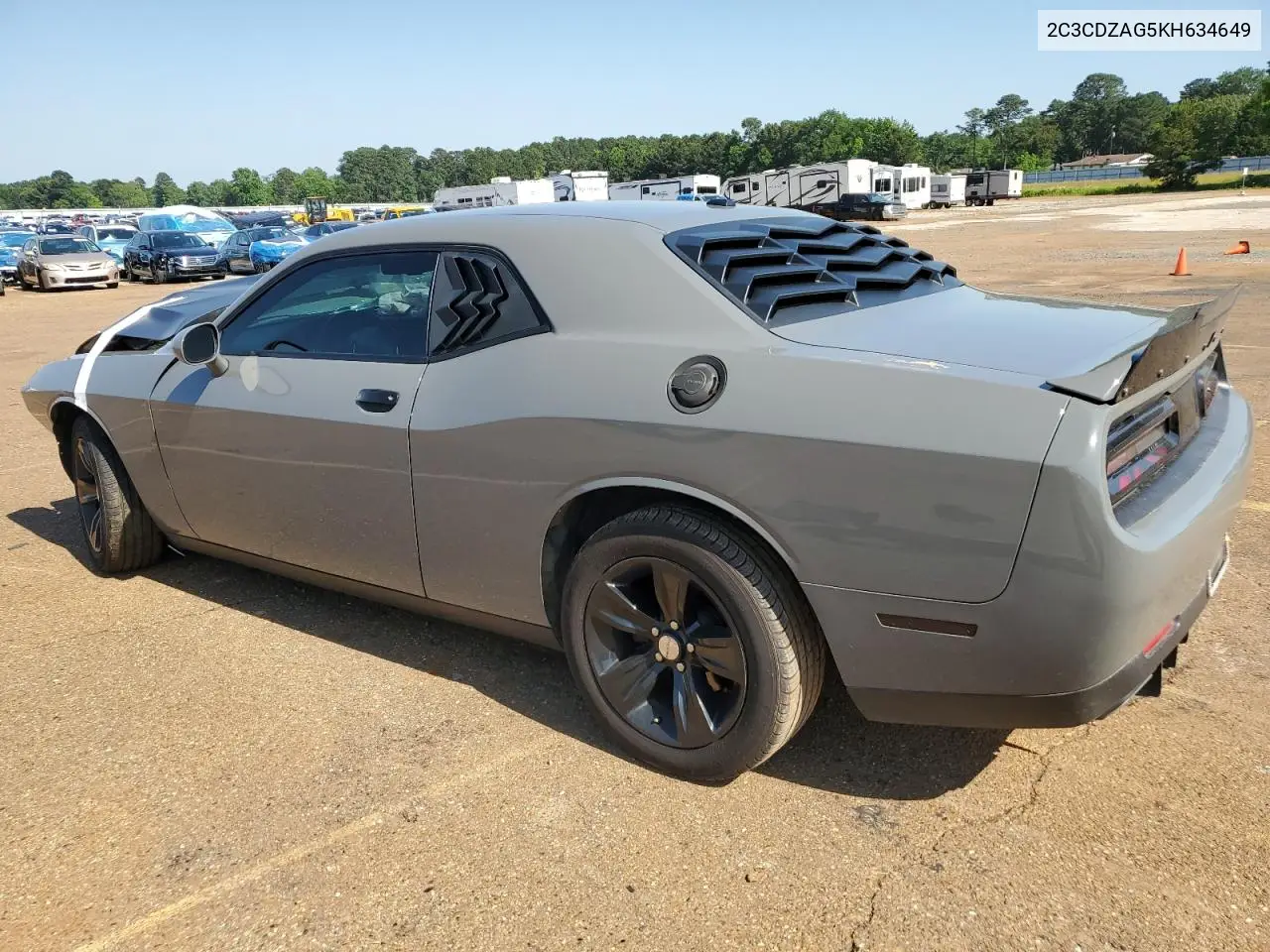 2019 Dodge Challenger Sxt VIN: 2C3CDZAG5KH634649 Lot: 57070095