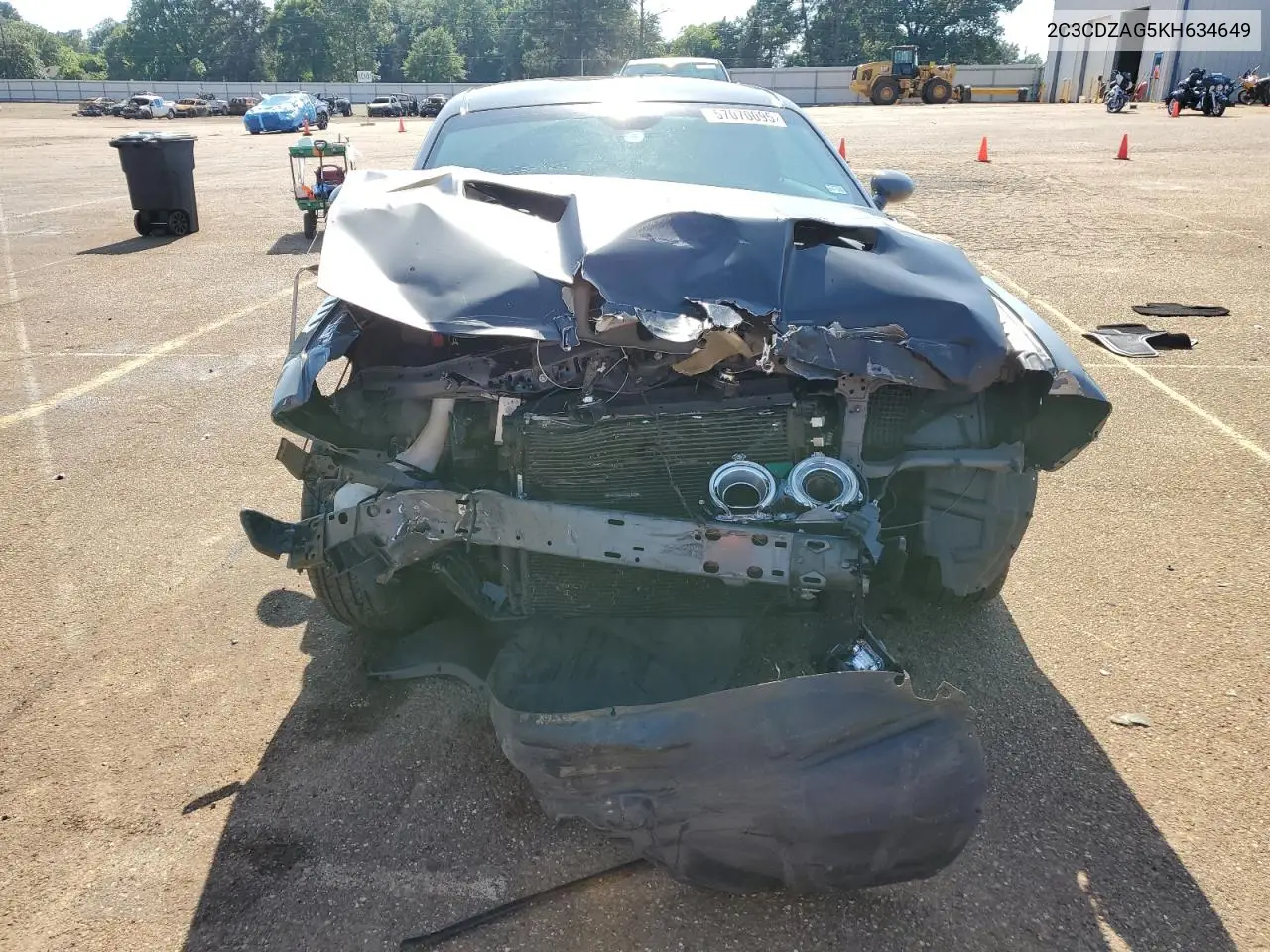 2019 Dodge Challenger Sxt VIN: 2C3CDZAG5KH634649 Lot: 57070095
