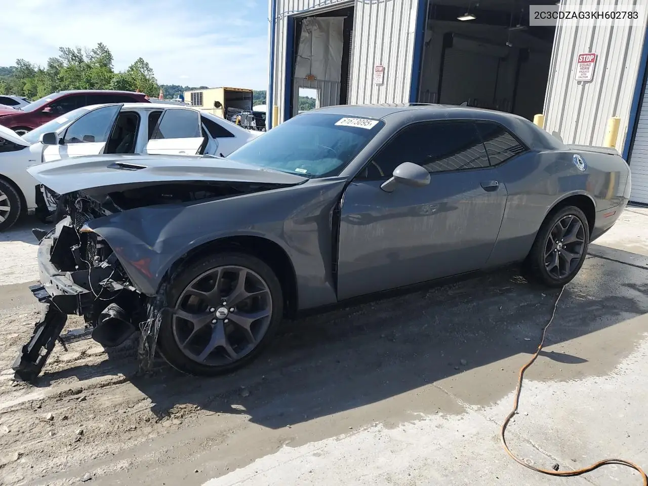 2019 Dodge Challenger Sxt VIN: 2C3CDZAG3KH602783 Lot: 61673095