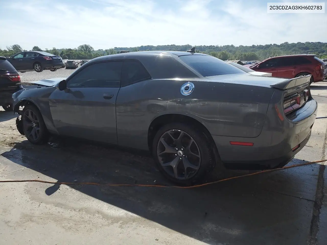 2019 Dodge Challenger Sxt VIN: 2C3CDZAG3KH602783 Lot: 61673095
