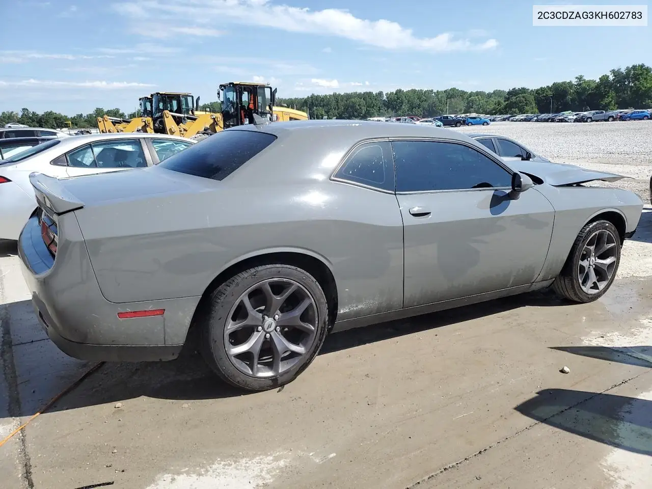 2019 Dodge Challenger Sxt VIN: 2C3CDZAG3KH602783 Lot: 61673095