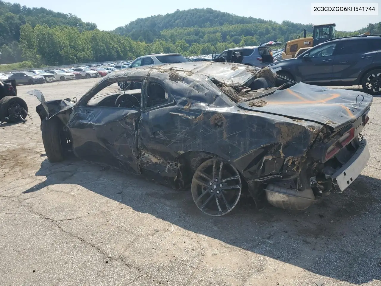 2019 Dodge Challenger Sxt VIN: 2C3CDZGG6KH541744 Lot: 61930395