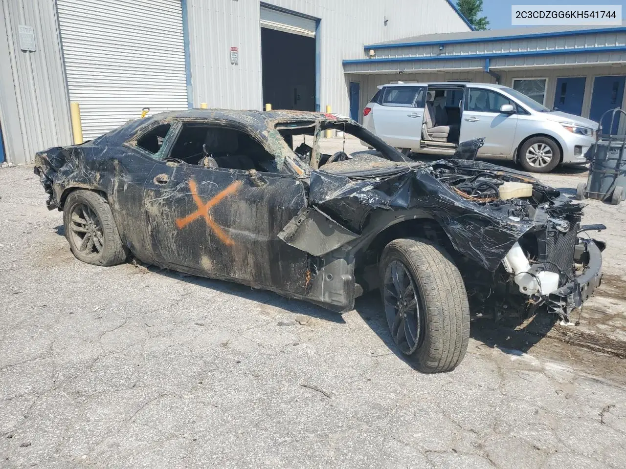 2019 Dodge Challenger Sxt VIN: 2C3CDZGG6KH541744 Lot: 61930395