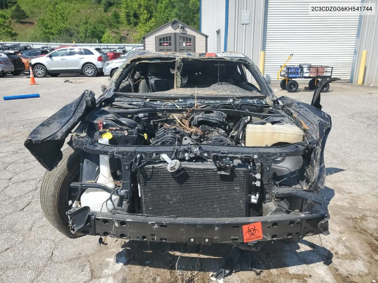 2019 Dodge Challenger Sxt VIN: 2C3CDZGG6KH541744 Lot: 61930395
