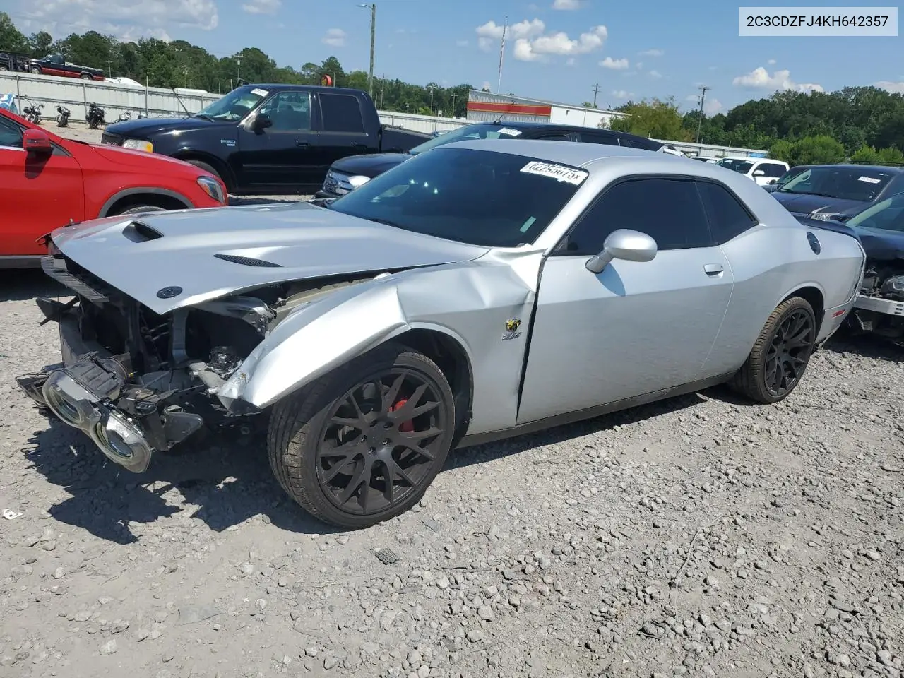 2019 Dodge Challenger R/T Scat Pack VIN: 2C3CDZFJ4KH642357 Lot: 62295675