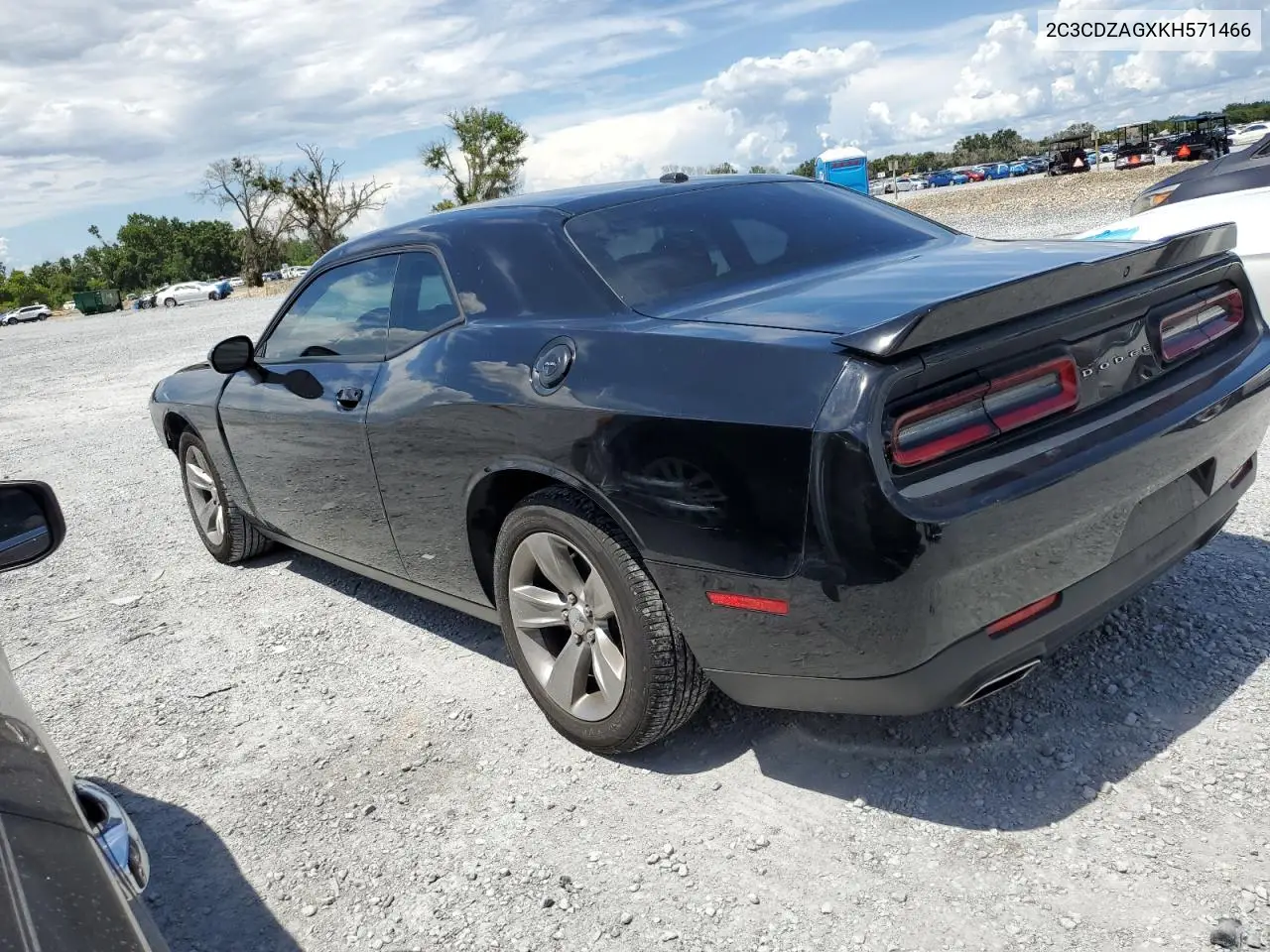 2019 Dodge Challenger Sxt VIN: 2C3CDZAGXKH571466 Lot: 62383305