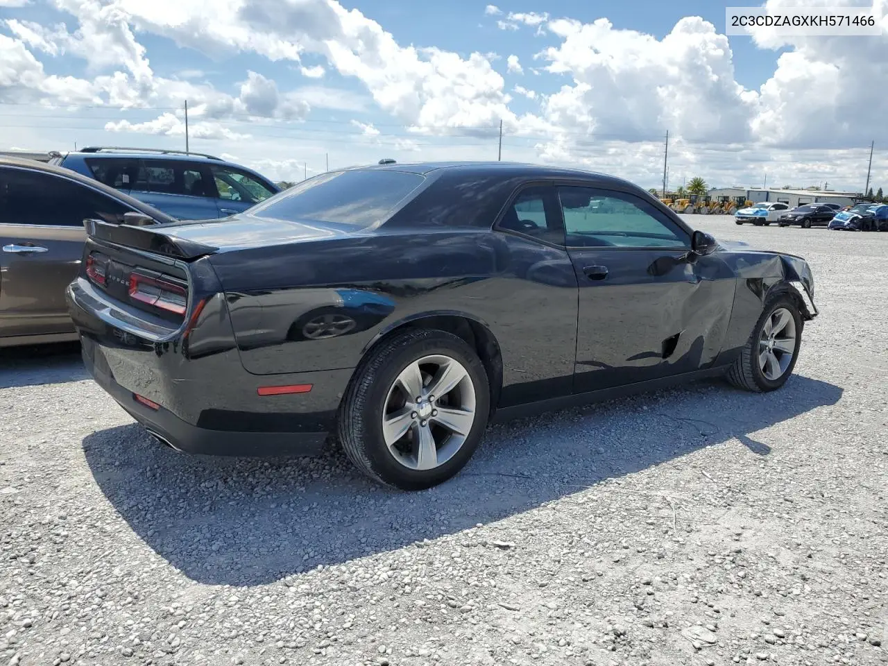 2019 Dodge Challenger Sxt VIN: 2C3CDZAGXKH571466 Lot: 62383305