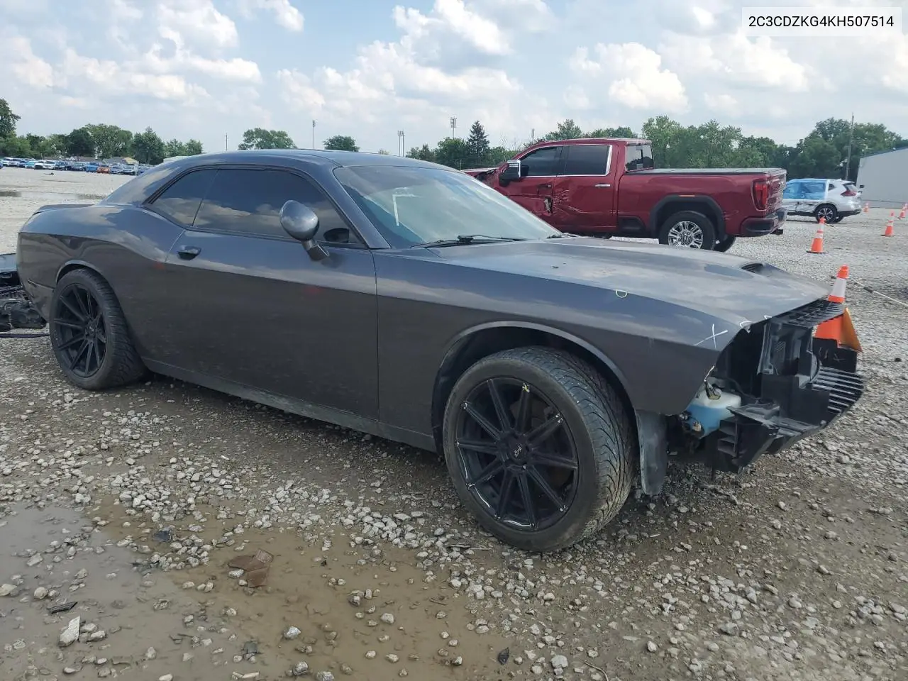 2019 Dodge Challenger Gt VIN: 2C3CDZKG4KH507514 Lot: 62600175