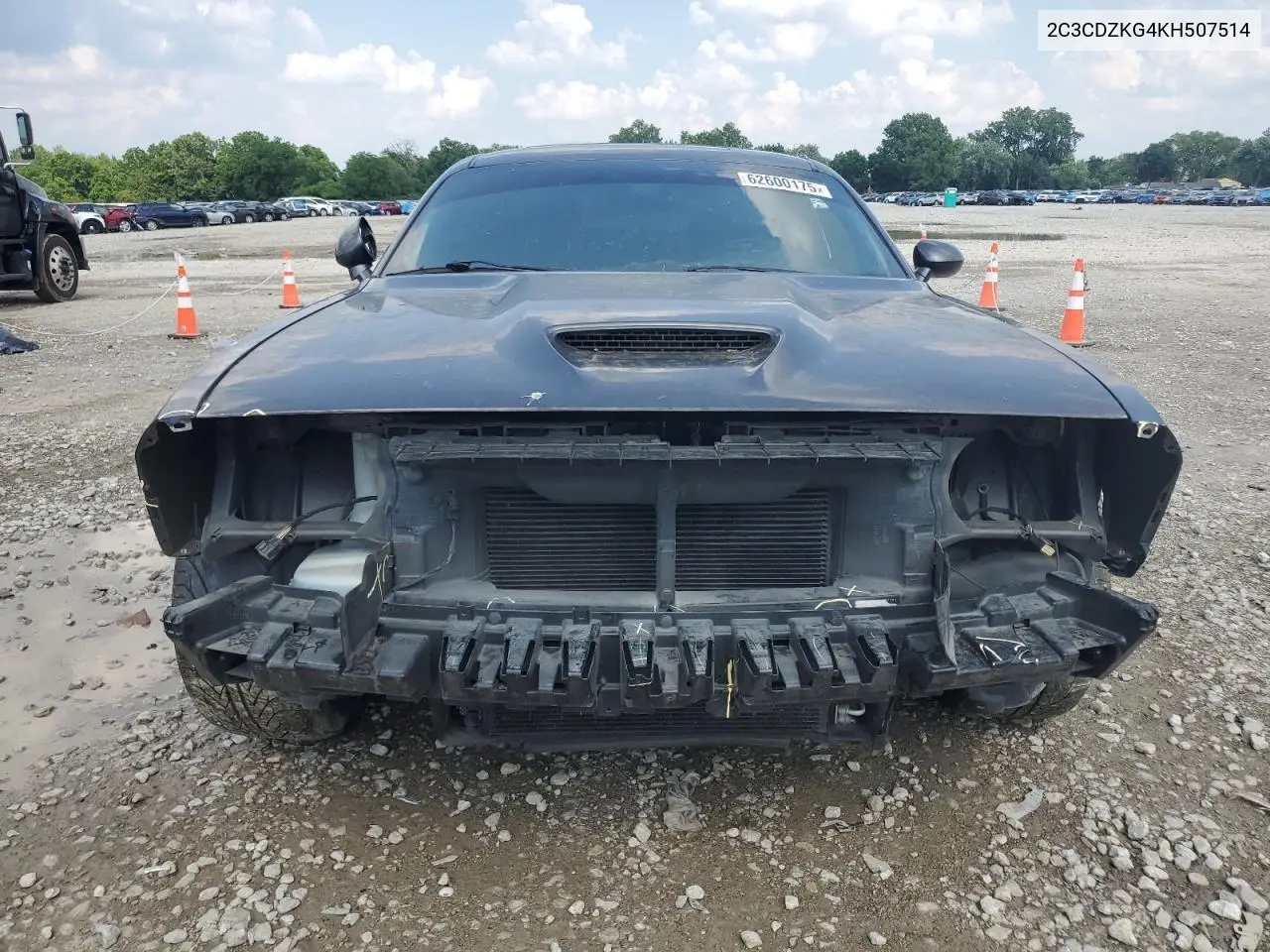 2019 Dodge Challenger Gt VIN: 2C3CDZKG4KH507514 Lot: 62600175