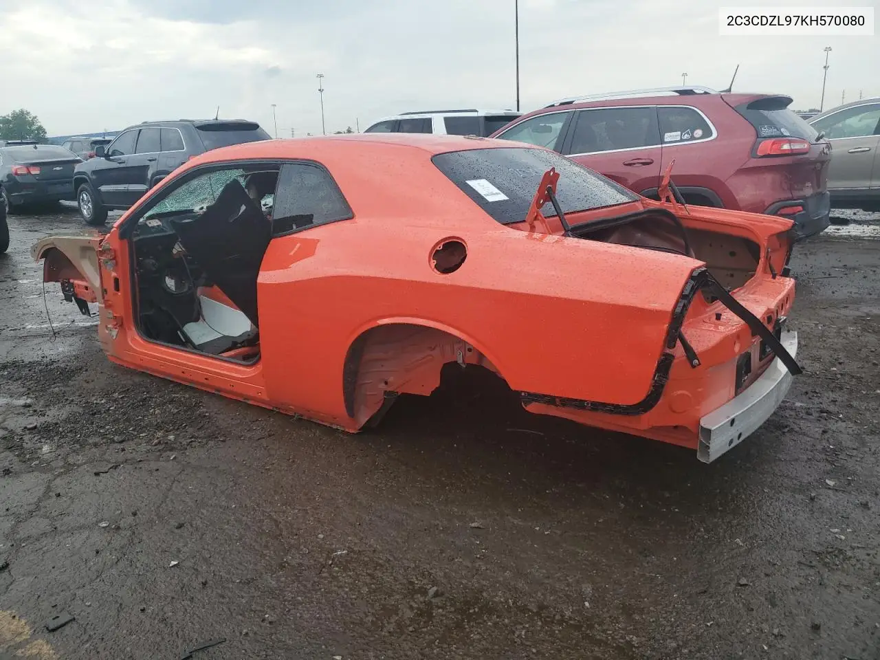 2019 Dodge Challenger Srt Hellcat Redeye VIN: 2C3CDZL97KH570080 Lot: 62723275
