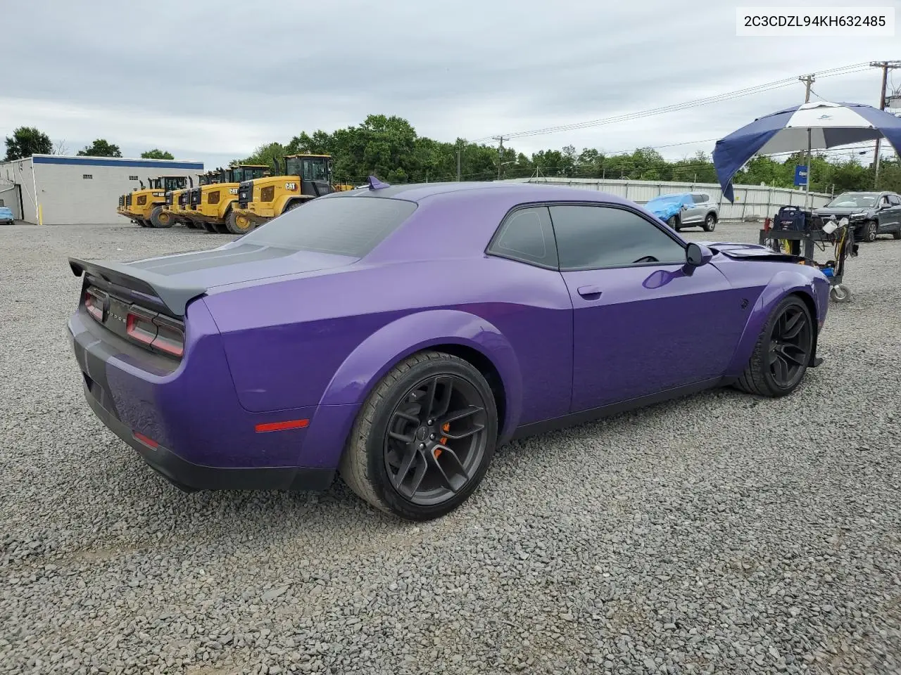 2019 Dodge Challenger Srt Hellcat Redeye VIN: 2C3CDZL94KH632485 Lot: 62793755