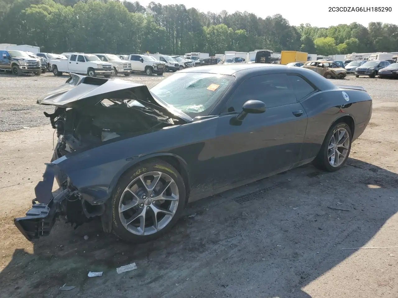 2020 Dodge Challenger Sxt VIN: 2C3CDZAG6LH185290 Lot: 53380435