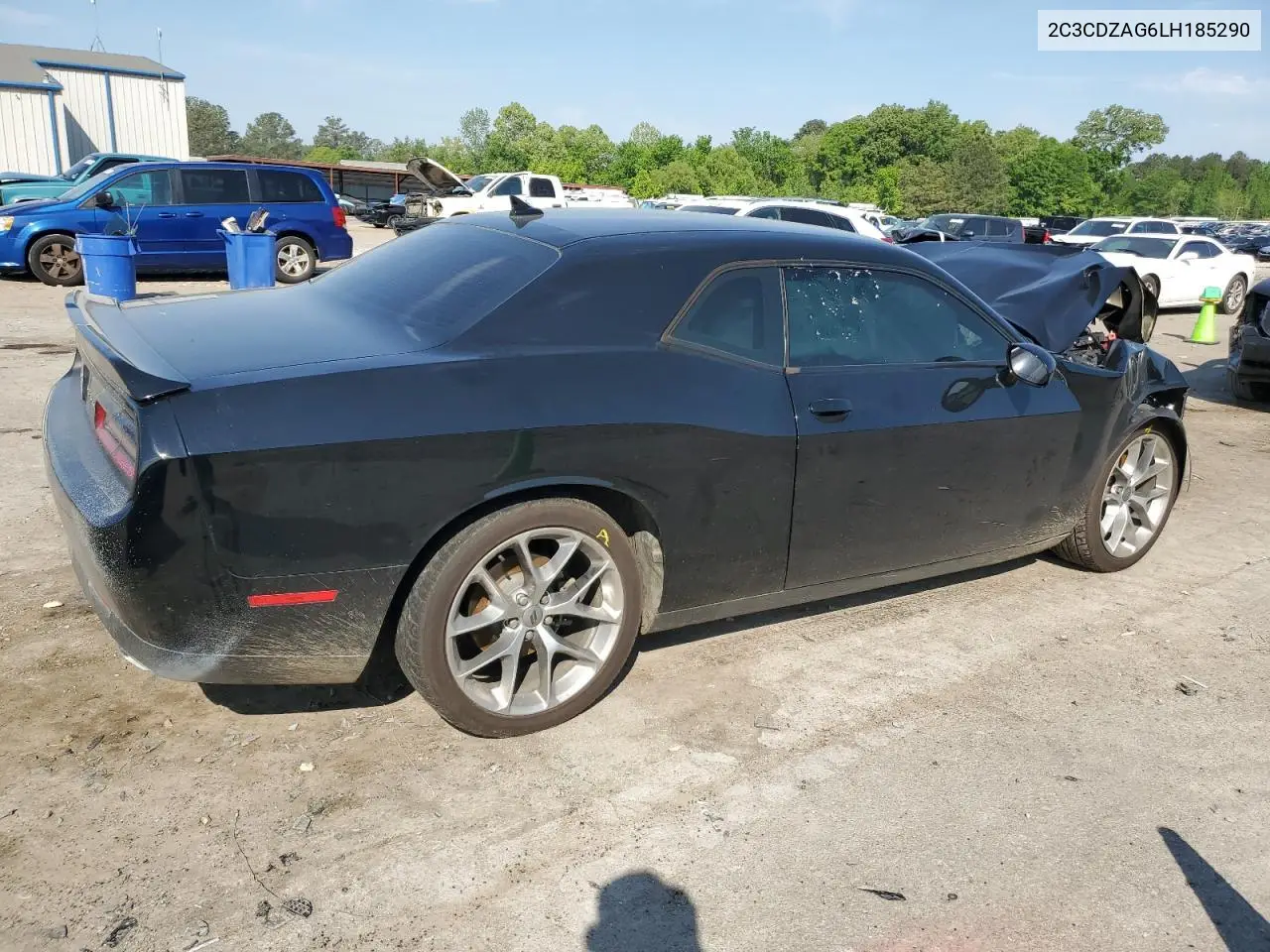 2020 Dodge Challenger Sxt VIN: 2C3CDZAG6LH185290 Lot: 53380435