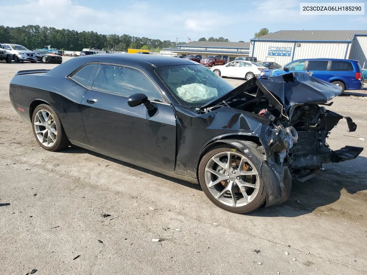 2020 Dodge Challenger Sxt VIN: 2C3CDZAG6LH185290 Lot: 53380435