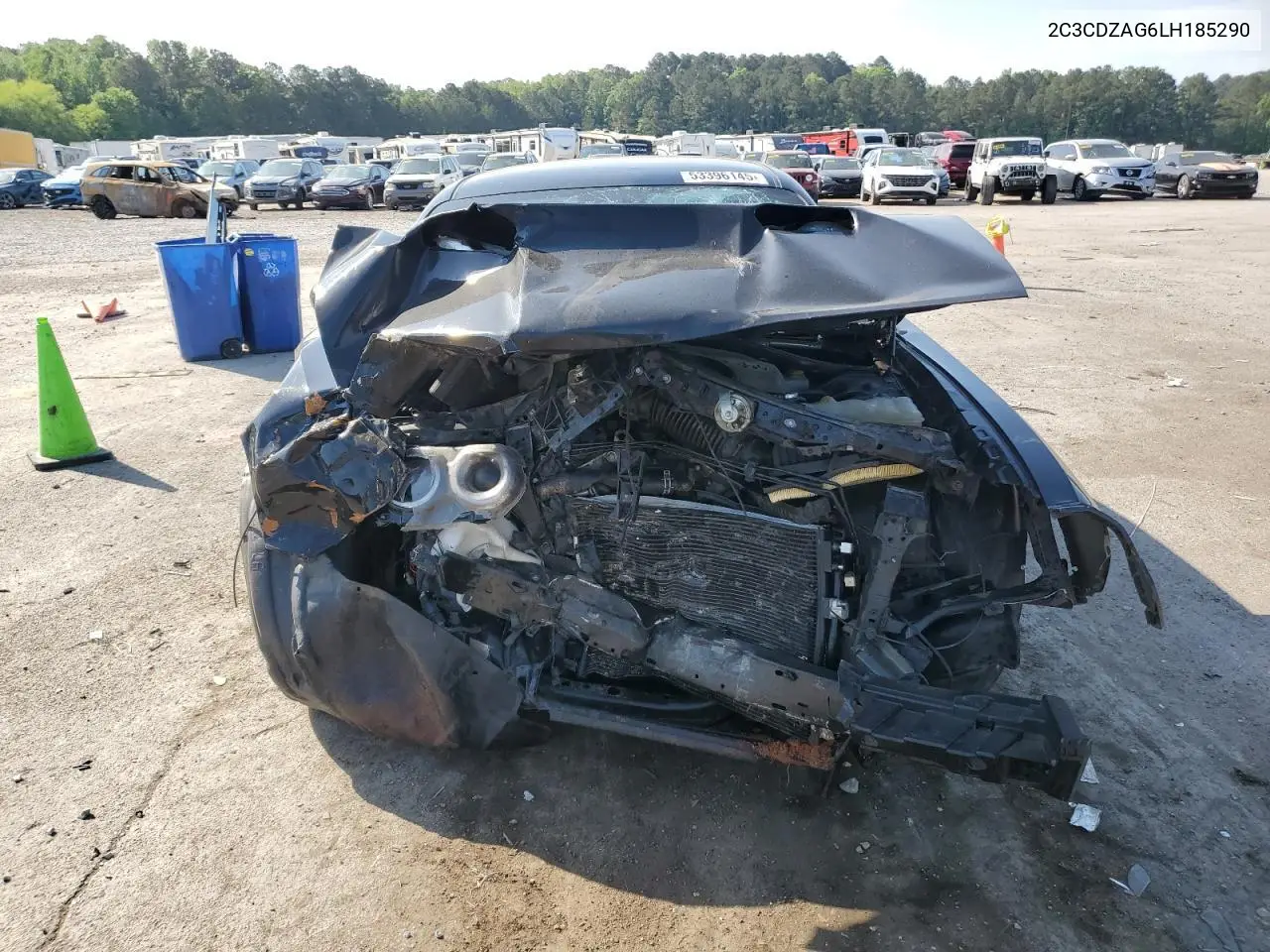 2020 Dodge Challenger Sxt VIN: 2C3CDZAG6LH185290 Lot: 53380435